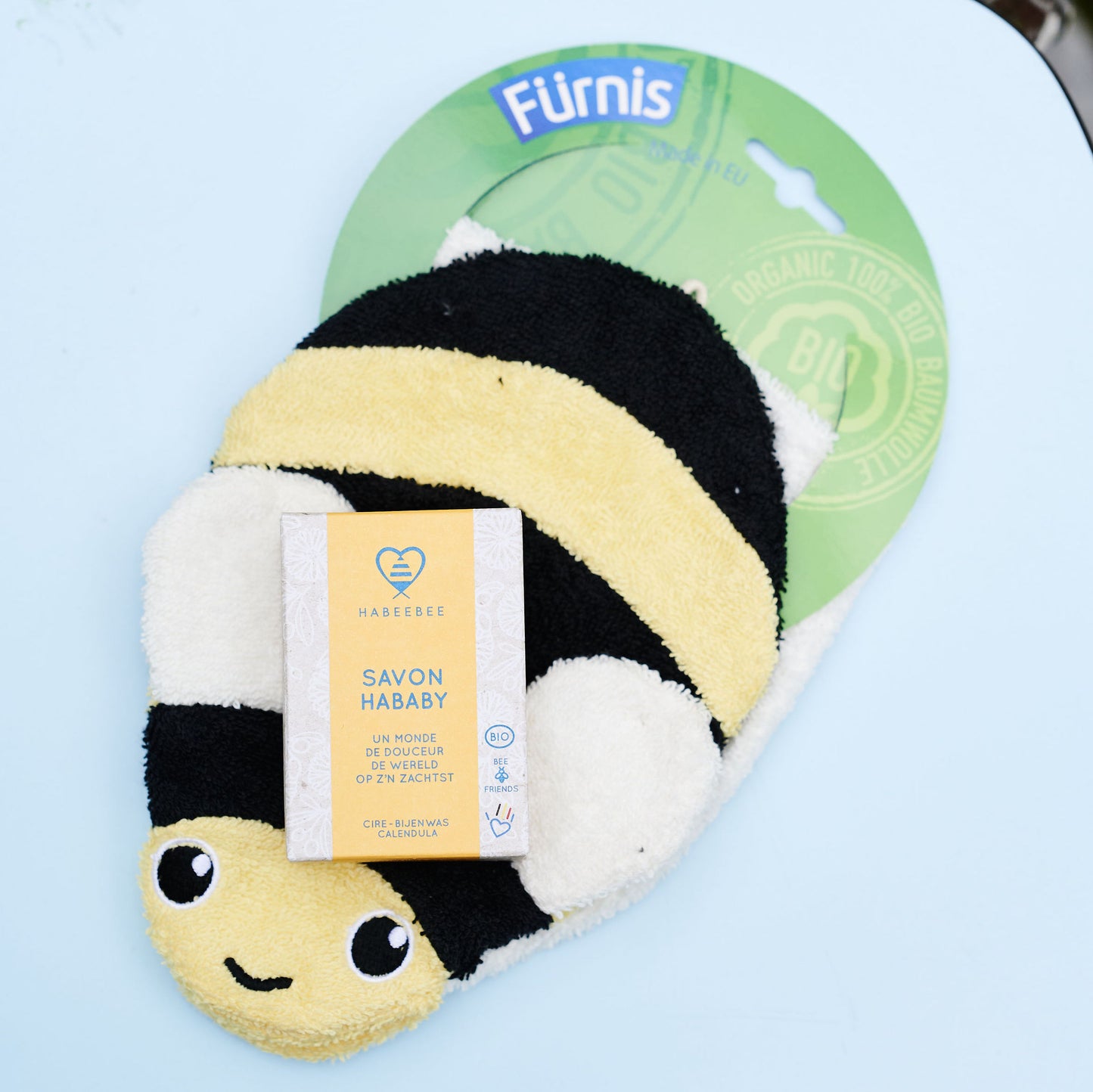 A bee in your bathroom + Hababy soap