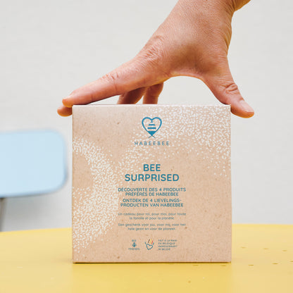 Coffret cadeau surprise éco-responsable à la cire d'abeille et propolis